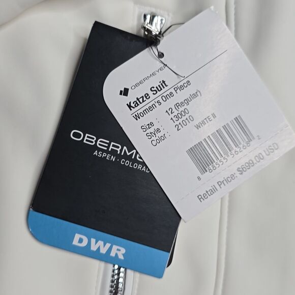1274 NWT Obermeyer Katze Suit Size 12 Regular White - Picture 8 of 11